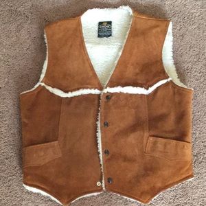 Vintage Leather Cooper Vest